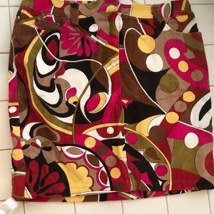 Etcetera skirt. Size 10 corduroy.